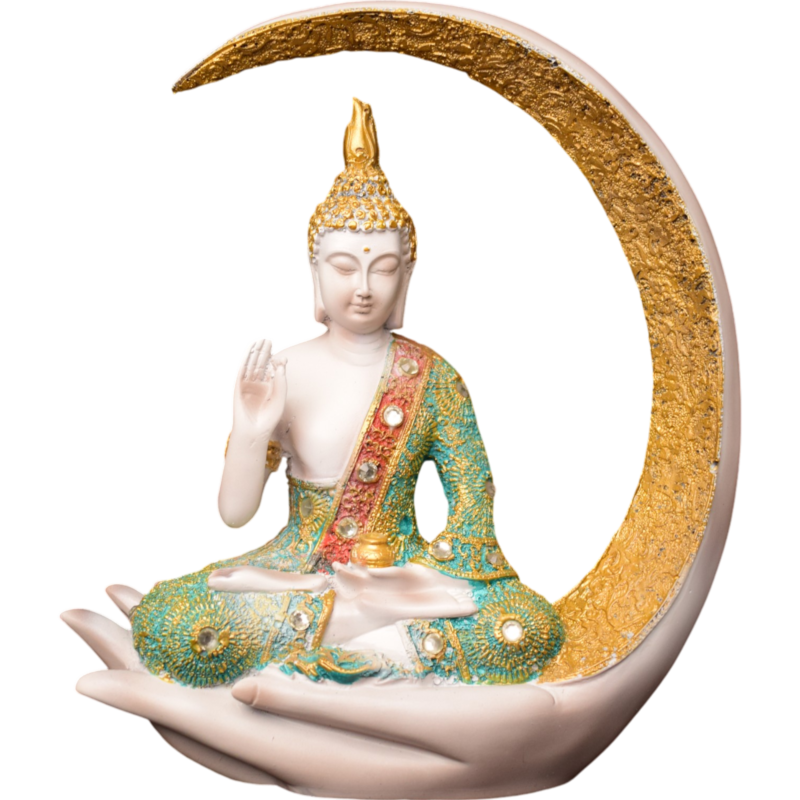 Chand Buddha Samadhi Resin Statue - Image 3
