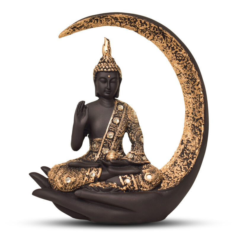 Chand Buddha Samadhi Resin Statue