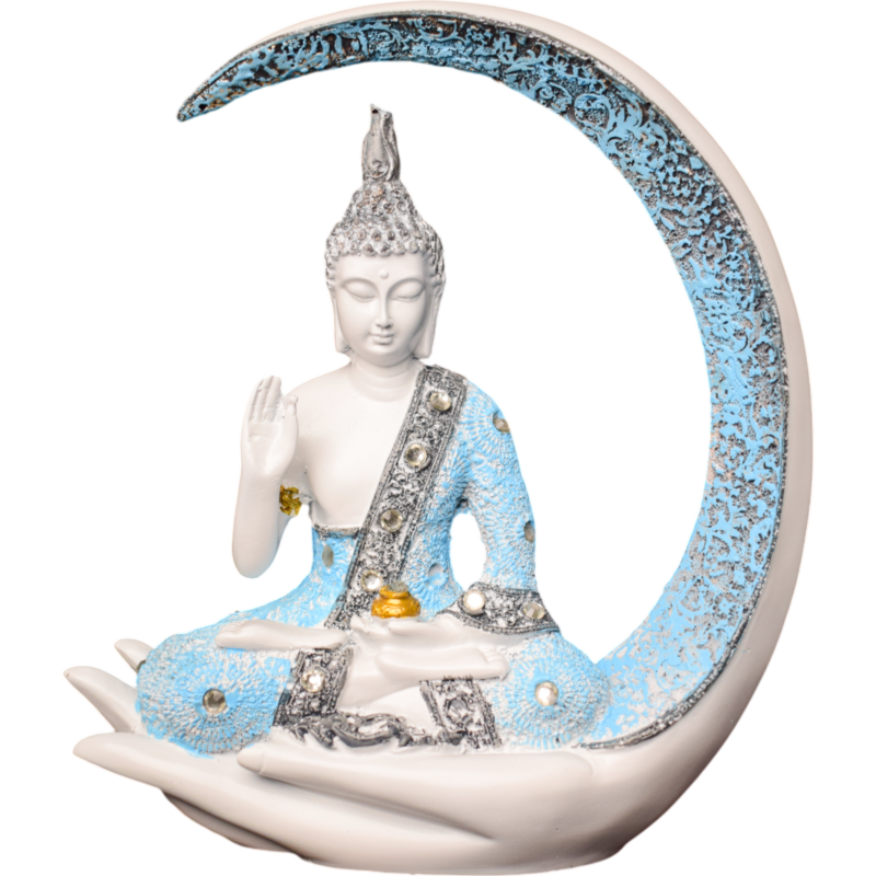 Chand Buddha Samadhi Resin Statue - Image 5
