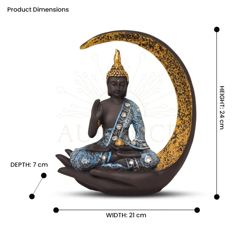 Chand Buddha Samadhi Resin Statue - Image 2